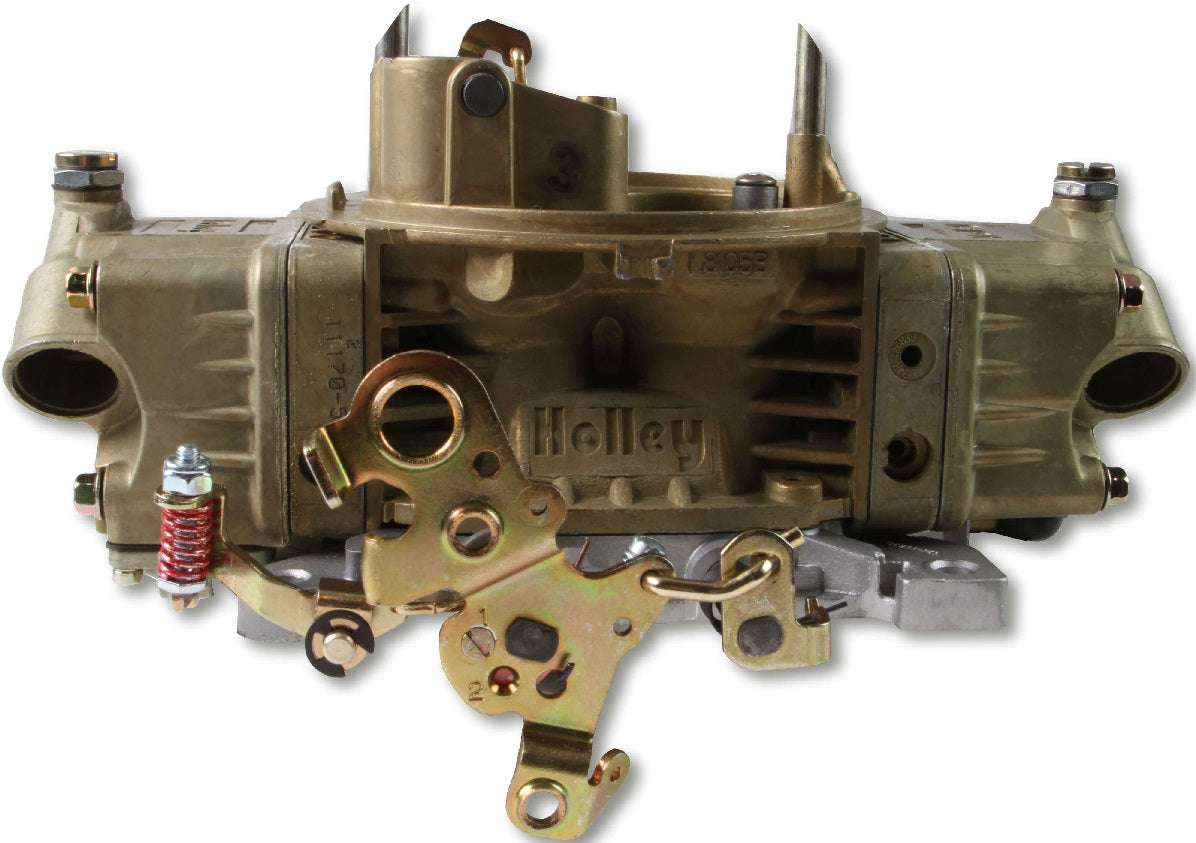 HOLLEY 650 CFM DOUBLE PUMPER CARBURETOR,GOLD,4150,ELECTRIC CHOKE